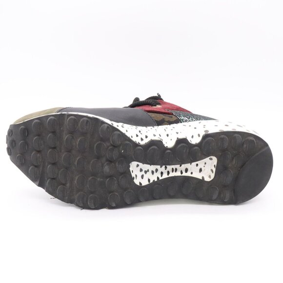 Steve Madden Cliff Sneakers Women’s Size 7.5 Green Burgundy Camo - Picture 9 of 15